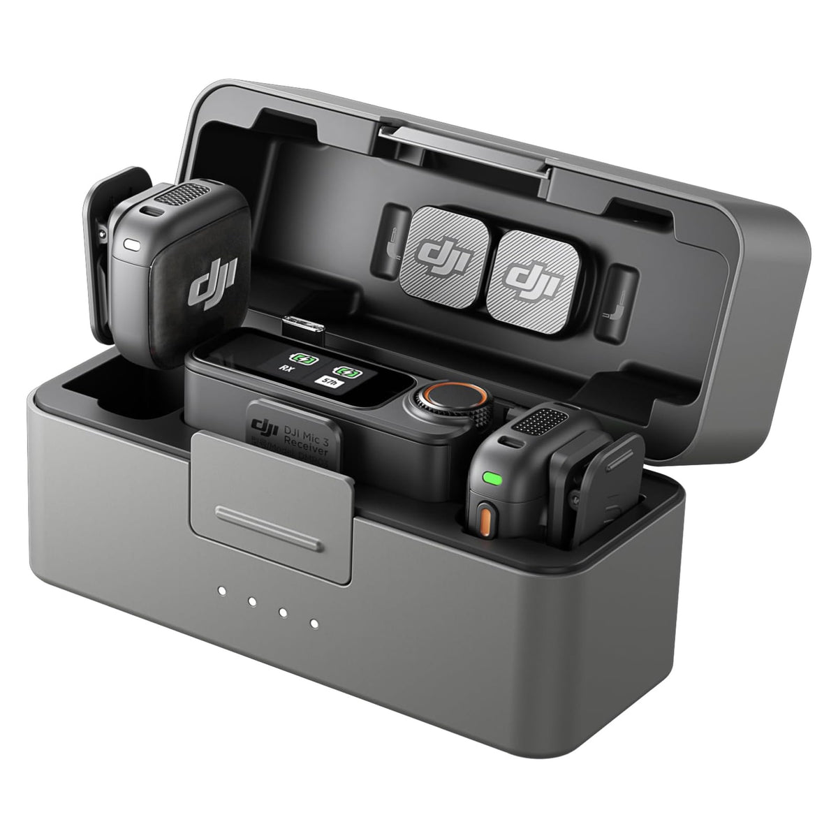 DJI Mic 3 Wireless Microphone (2 TX + 1 RX + Charging Case)