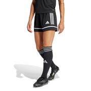 Adidas Women's Squadra 25 Shorts, Black/Black/White, Medium
