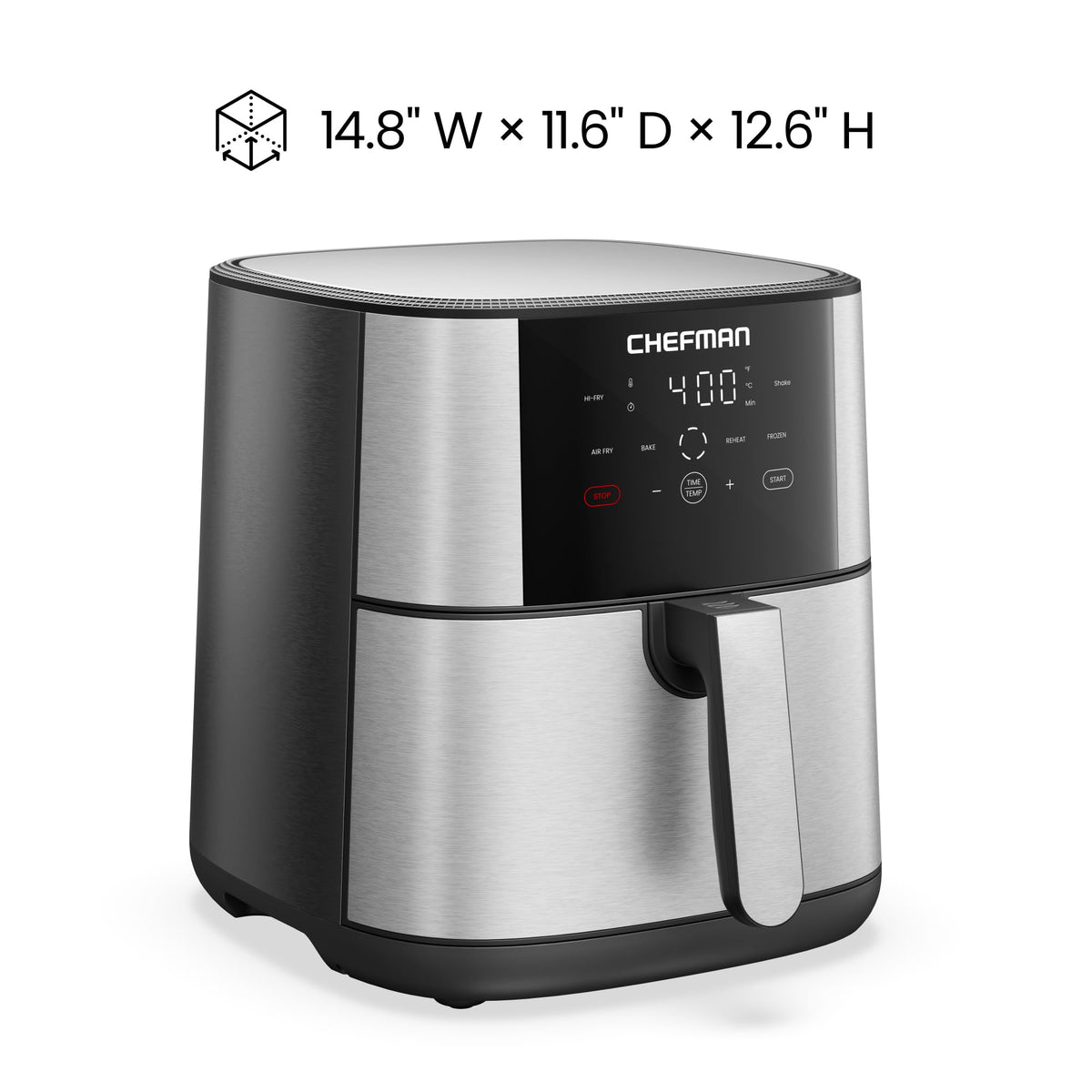 Chefman TurboFry Touch Air Fryer, XL 8-Qt (7.5 L)