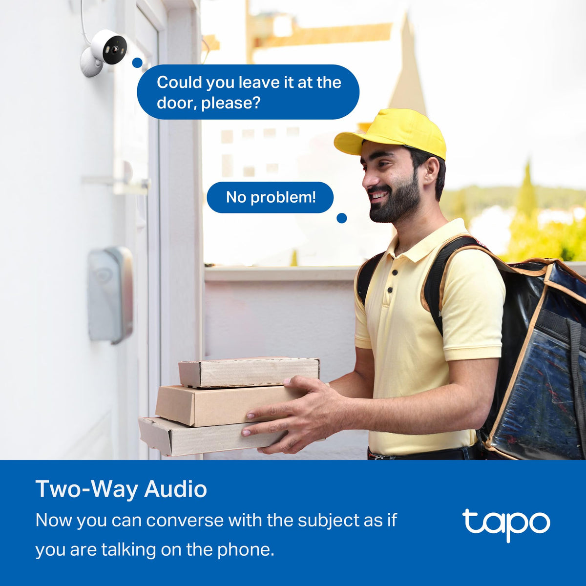 Tapo HybridCam 2K 3MP Indoor/Outdoor Security Camera