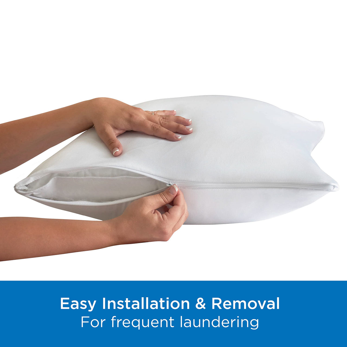 AllerEase Pillow Protectors, Set of 2, Standard/Queen