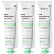 Boka Nano-Hydroxyapatite Toothpaste, Ela Mint, 113 g, 3-Pack