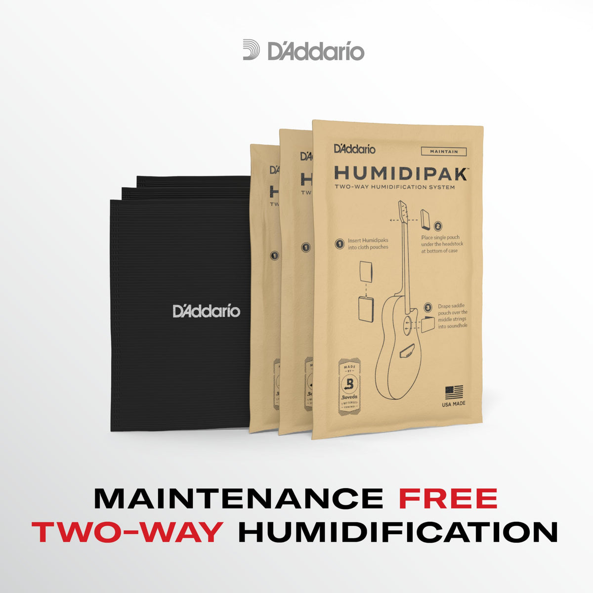 Planet Waves PW-HPRP-03 Humidpak Replacement Packets, 3 Pack