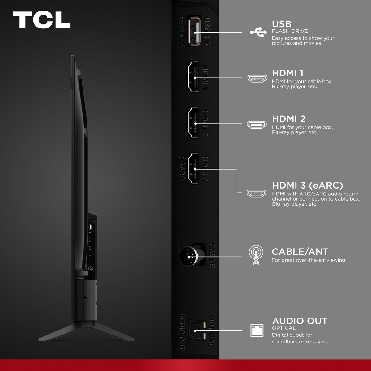 TCL 55-Inch F7D 4K UHD HDR QLED Smart TV with Fire TV, 55F7D