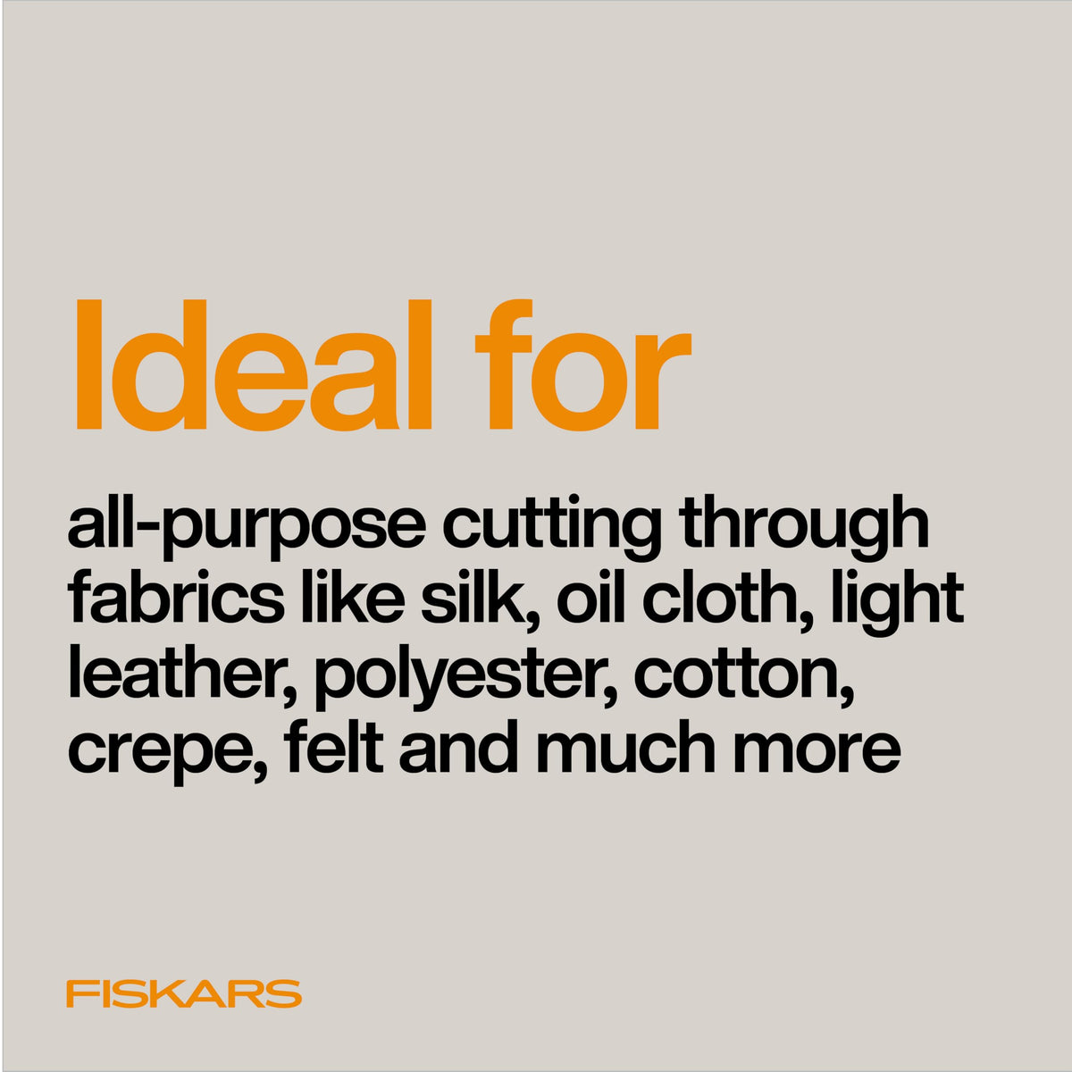 Fiskars RazorEdge Heavy Duty Fabric Scissors, 8 Inch