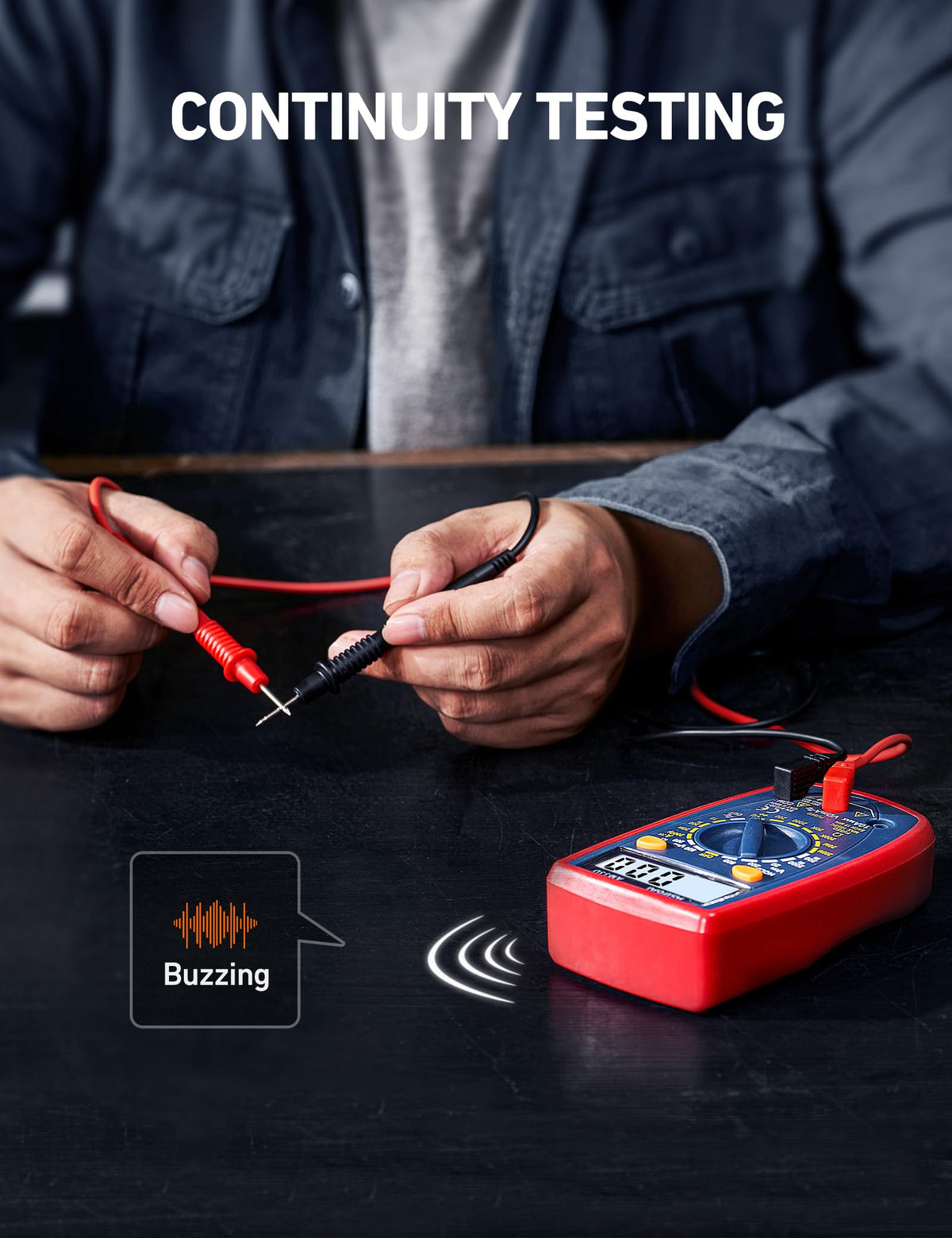 AstroAI Digital Multimeter 2000, Blue