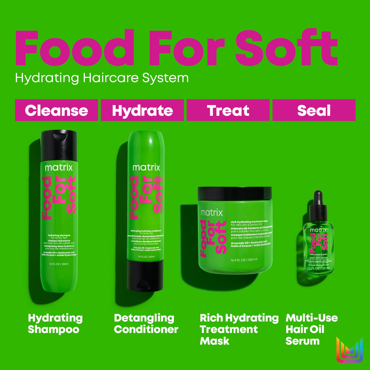 Matrix Food For Soft Hydrating Shampoo for Dry, Brittle Hair