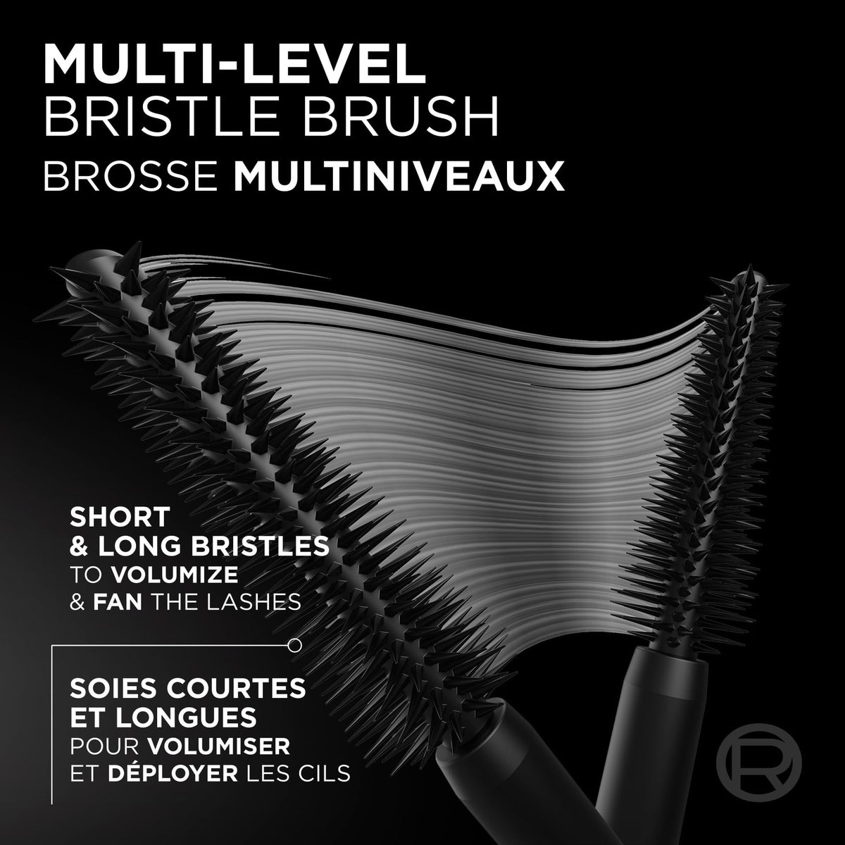 L'Oréal Paris Voluminous Panorama Mascara, Blackest Black, 0.33 fl oz