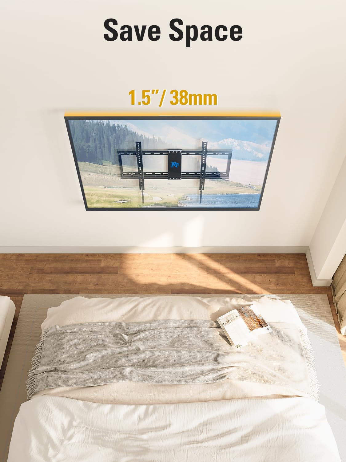 Mounting Dream MD2268-LK Low Profile Tilting TV Wall Mount, 37-75 Inch