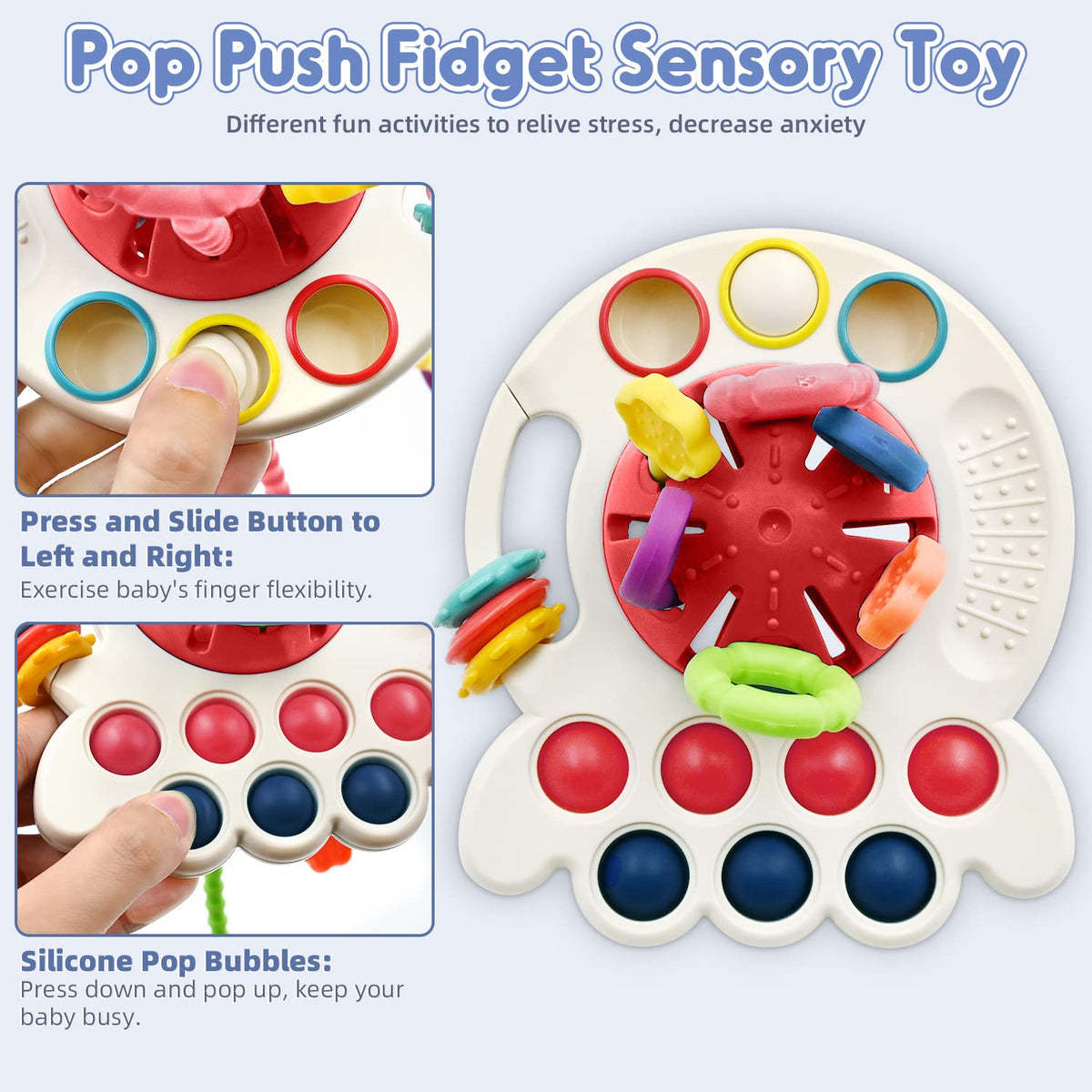 Sensory Montessori Toys for Baby, 18 Months+