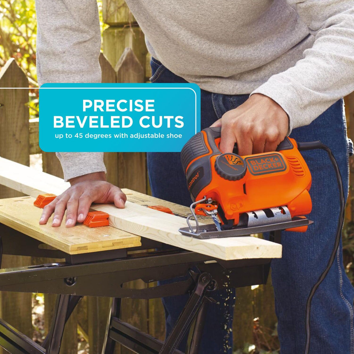 Black+Decker Jig Saw, Smart Select, 5.0-Amp, BDEJS600C