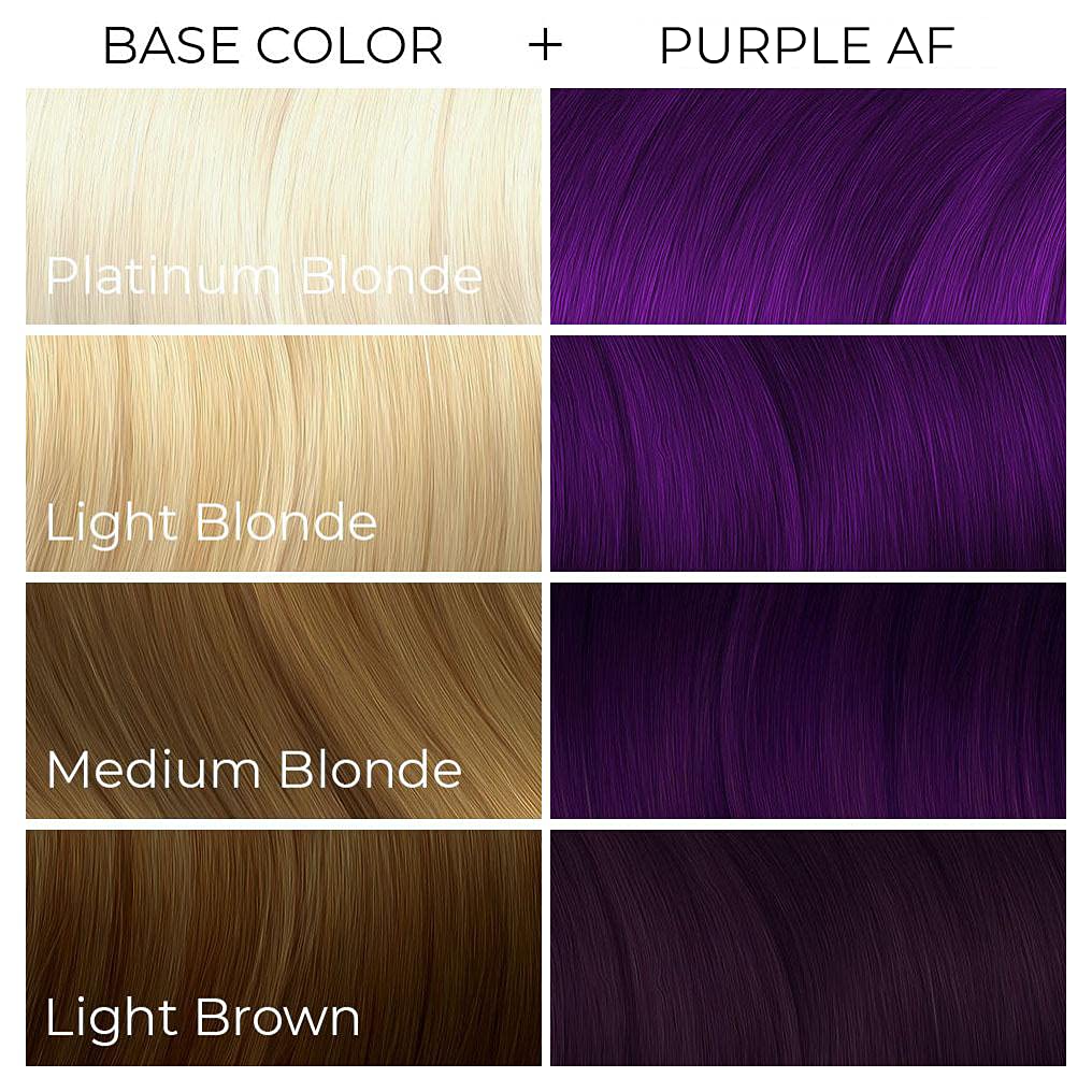 Arctic Fox Semi-Permanent Hair Colour, Purple AF, 236 ml