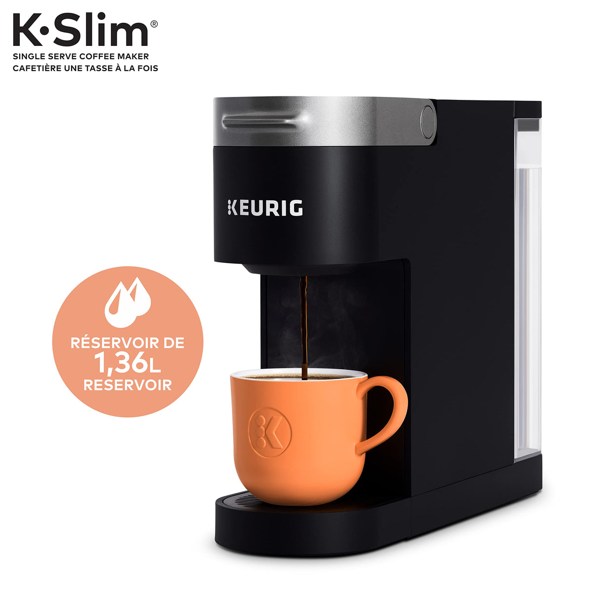 Keurig K-Slim Single Serve Coffee Maker, Black
