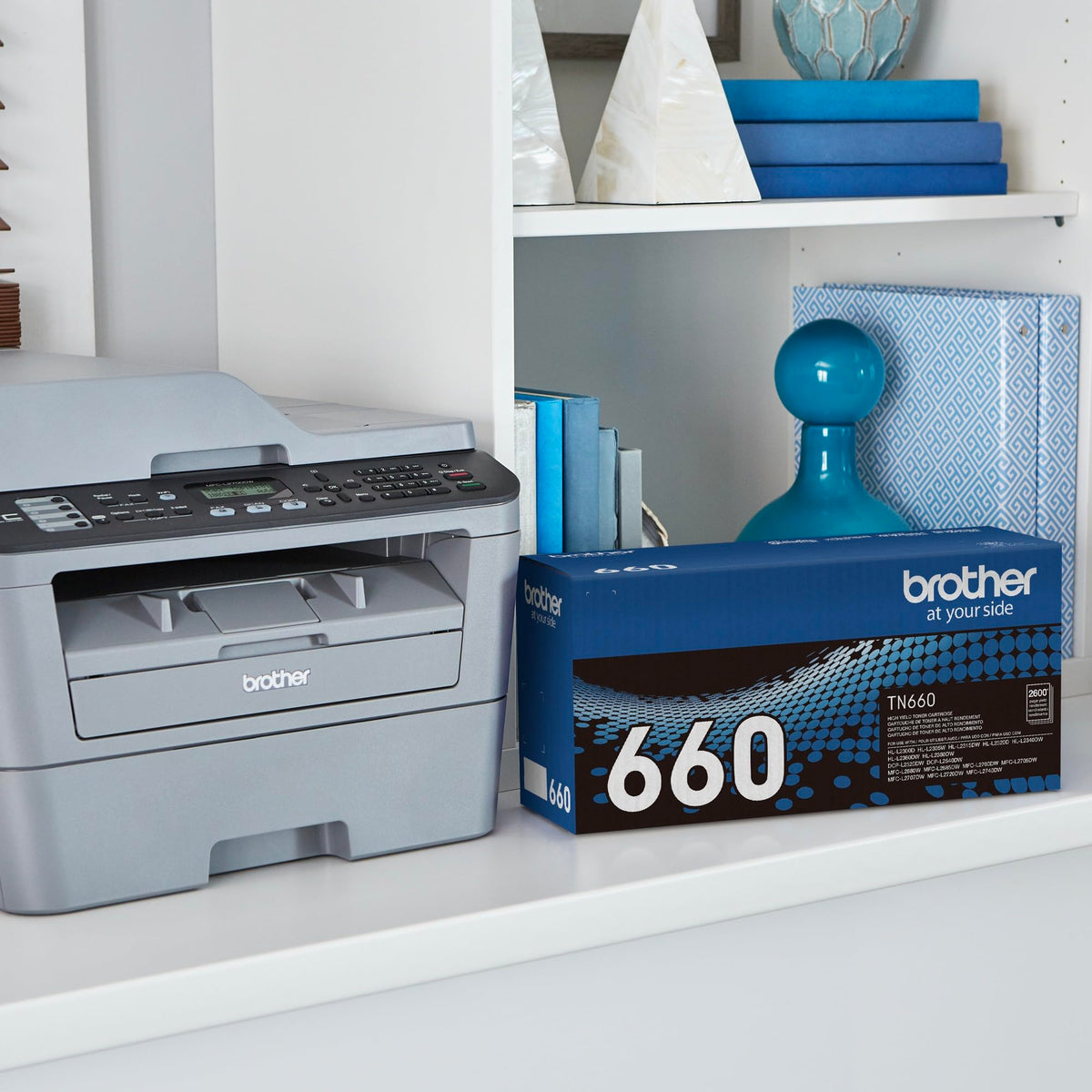 Brother TN660 High-Yield Black Toner Cartridge