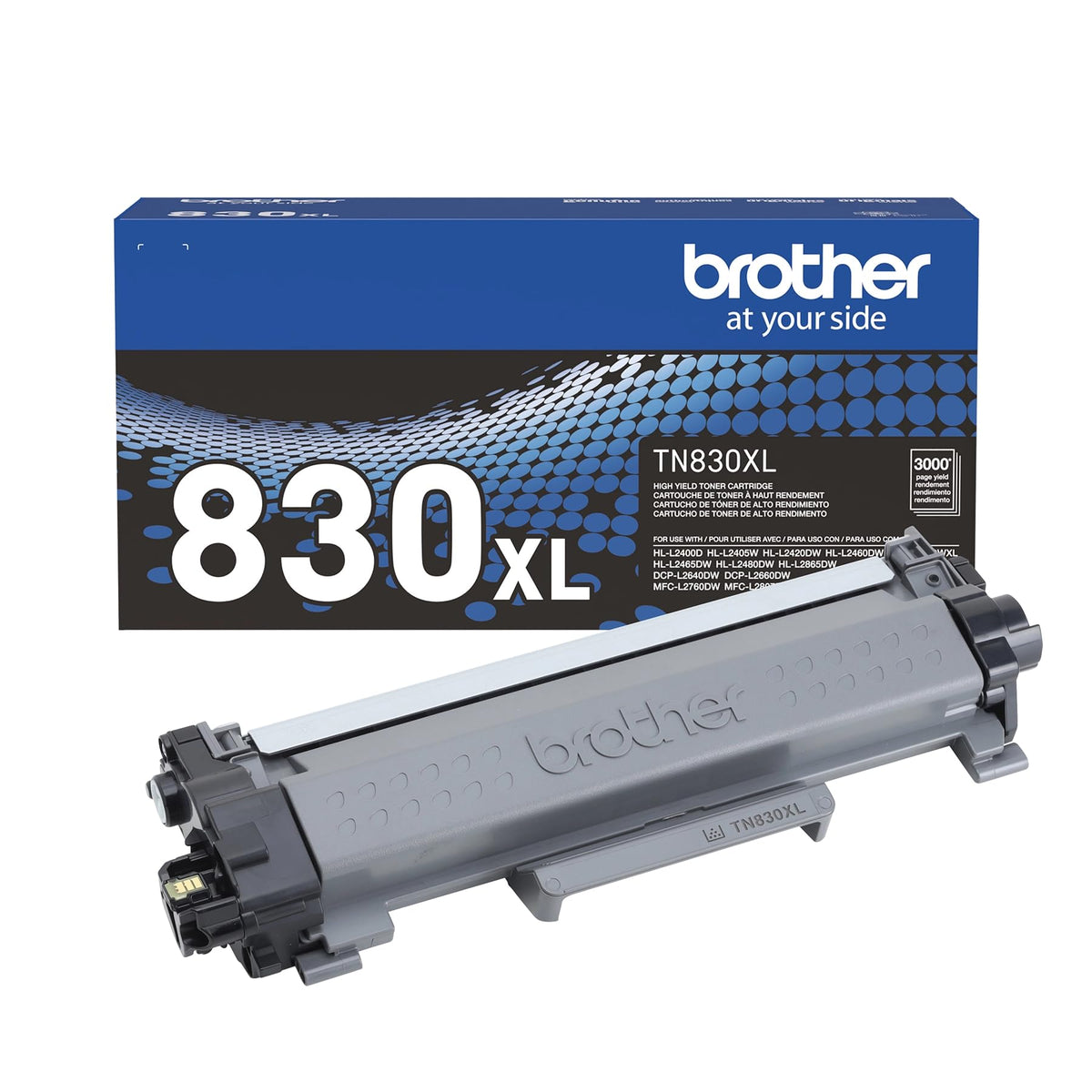 Brother TN830XL High-Yield Black Toner Cartridge