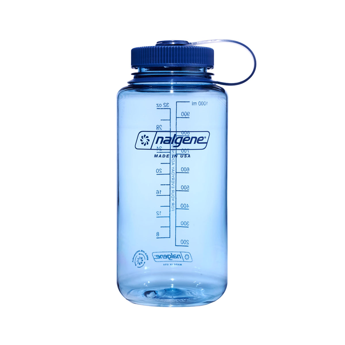 Nalgene Wide Mouth Water Bottle, 32 oz, Baby Blue