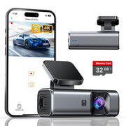 galphi 4K Front Dash Cam with 5G WiFi & 32 GB Card