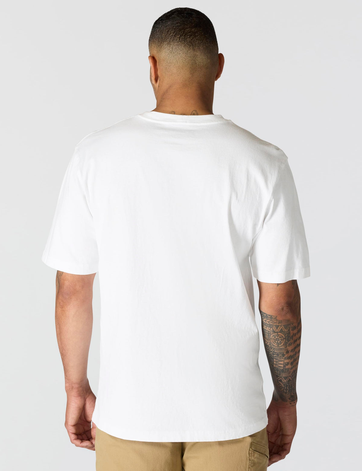 Carhartt Men's K87 Workwear Short Sleeve T-Shirt, White, Large
