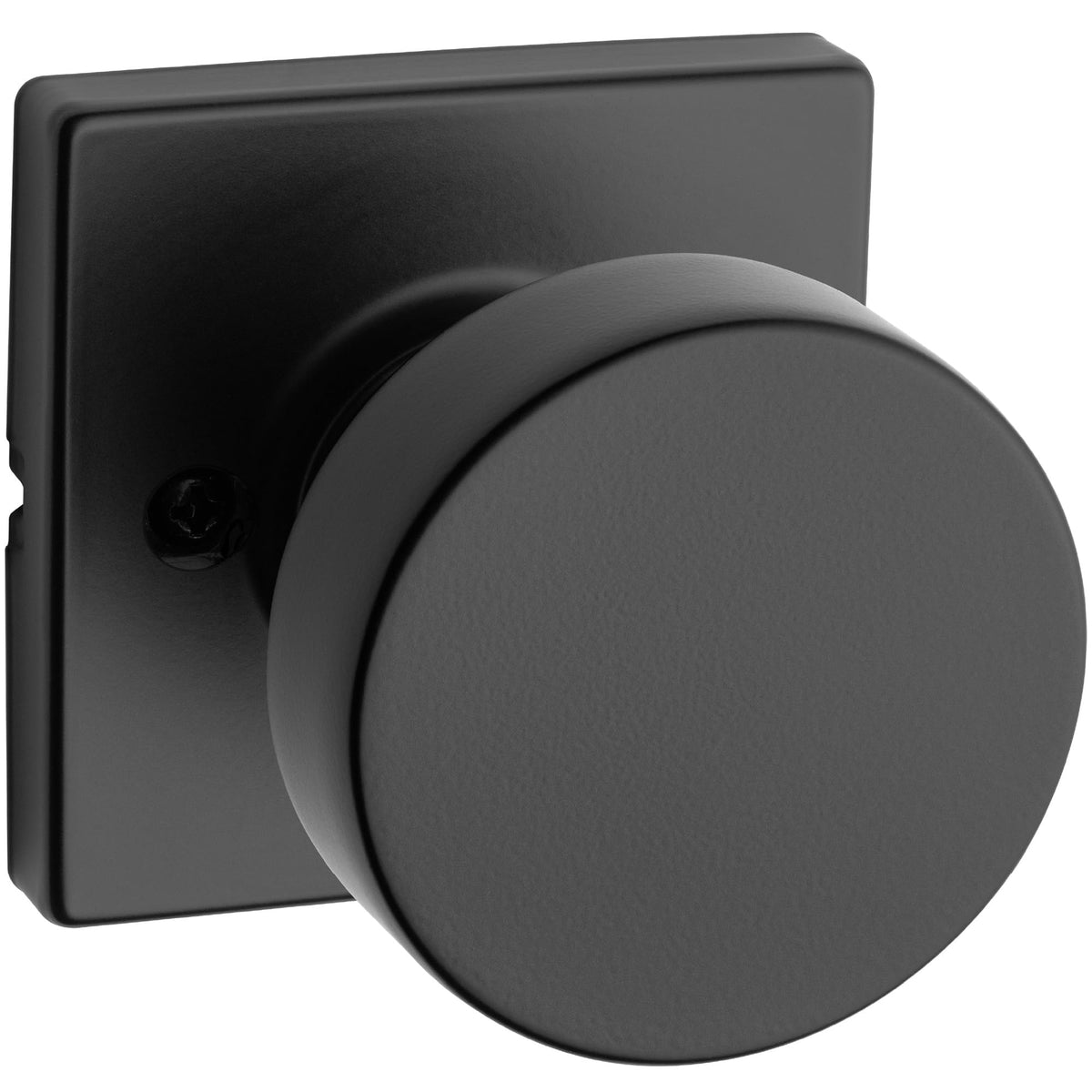 Weiser Cambie Matte Black Interior Passage Door Knob