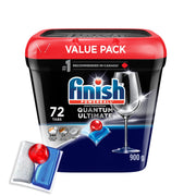 Finish Quantum Ultimate Dishwasher Pods, 72 Count