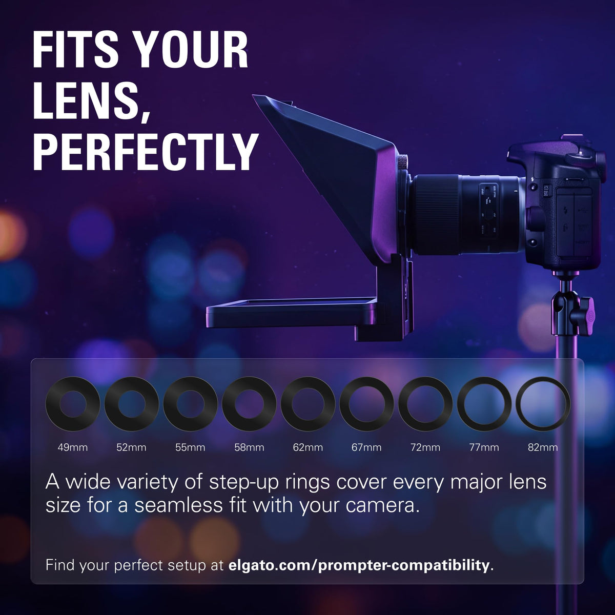 Elgato Prompter, Teleprompter with Built-in Screen