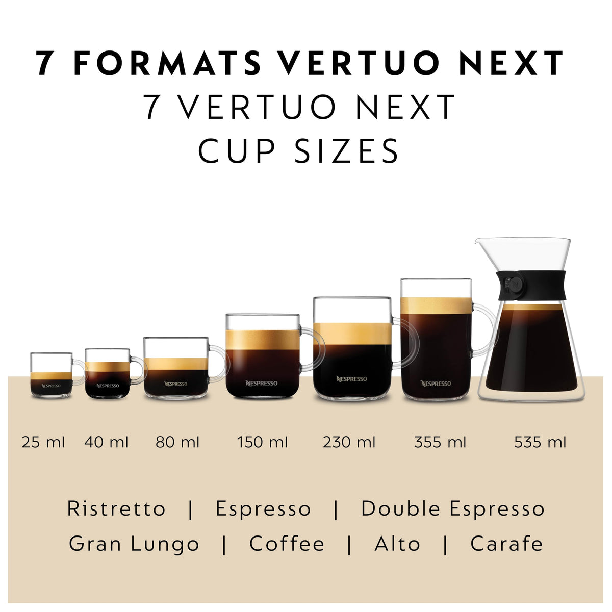 Nespresso Vertuo Next by Breville, Classic Black