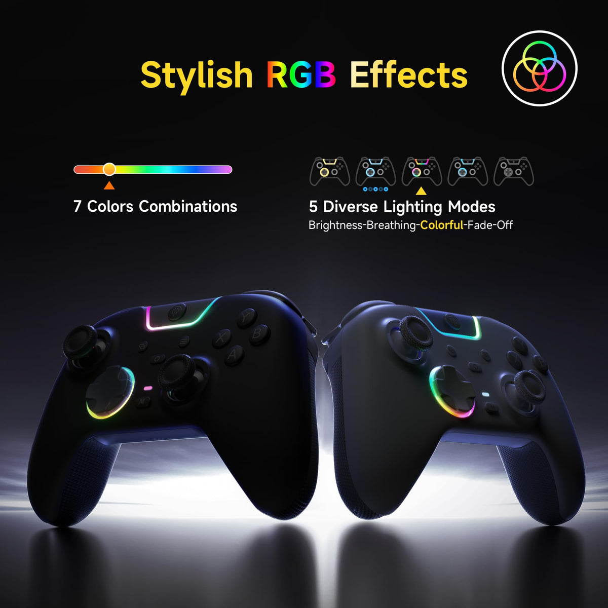 EasySMX X05 Pro Wireless PC Controller, Black