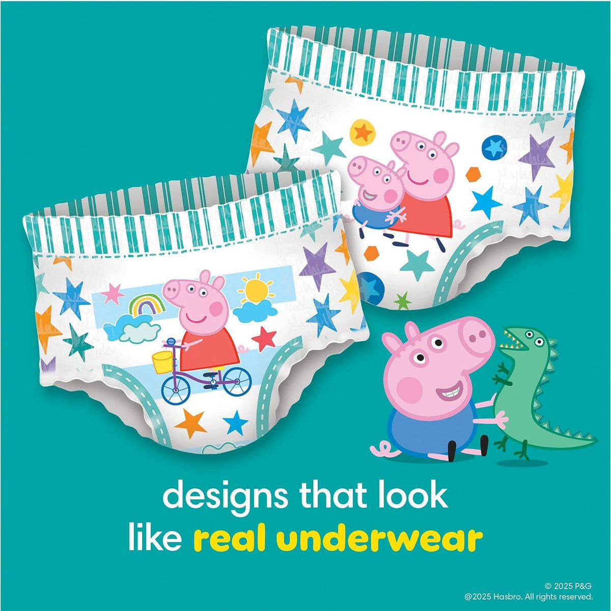Pampers Easy Ups Training Pants, Size 5 (3T-4T), 124 Count