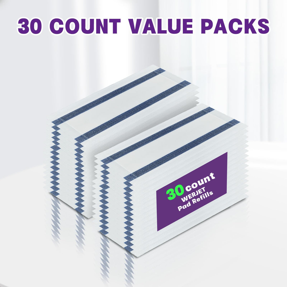Disposable Wetjet Pad Refills for Swiffer Wetjet, 30 Count