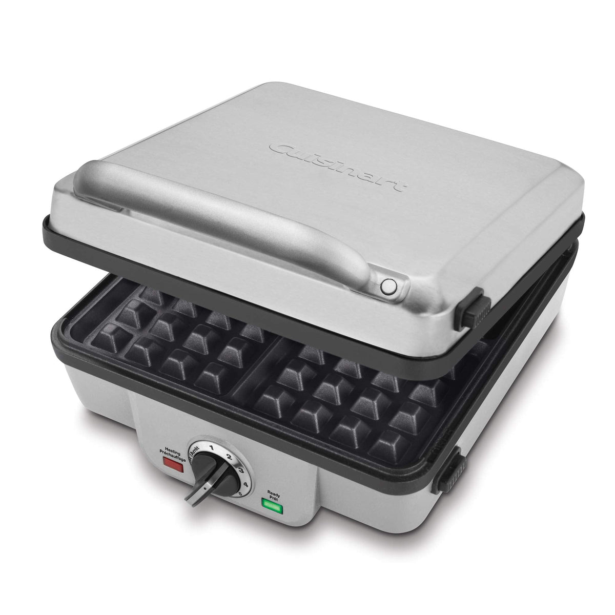 Cuisinart Belgian Waffle Maker with Pancake Plate, Silver, WAF-350C