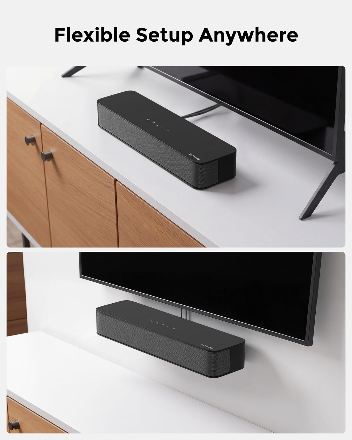 ULTIMEA Poseidon M20 Pro 2.1ch Soundbar with Built-In Subwoofer