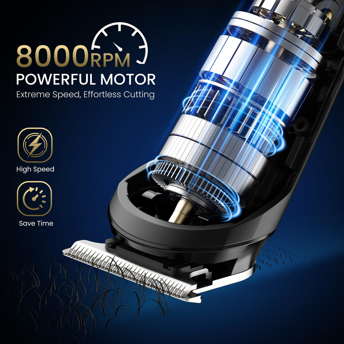 Ufree 3-in-1 Beard Trimmer for Men, Waterproof