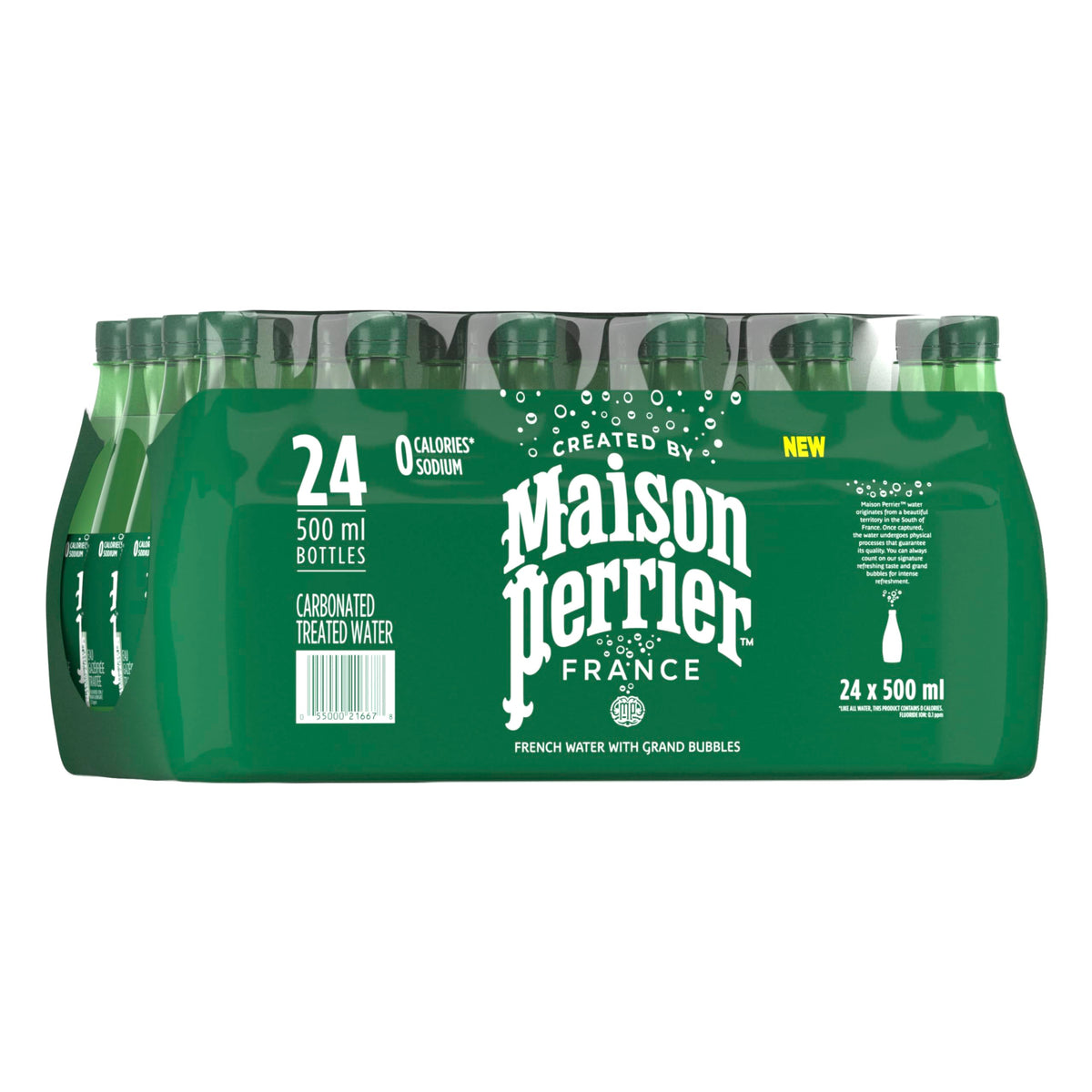 Maison Perrier Unflavoured Sparkling Water, 24 x 500 ml