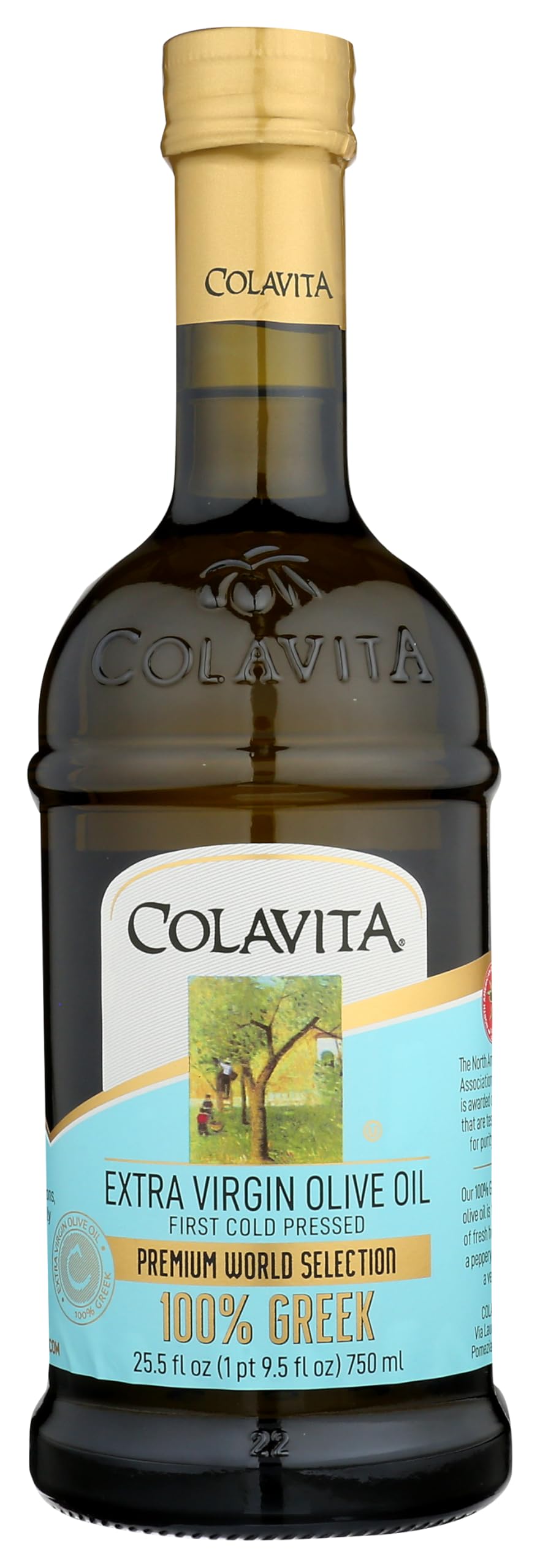 Colavita 100% Greek Extra Virgin Olive Oil, 750 ml