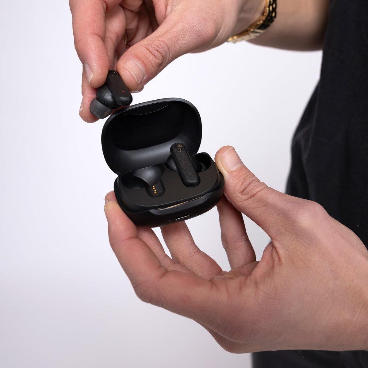 Skullcandy Smokin' Buds Wireless Earbuds, True Black