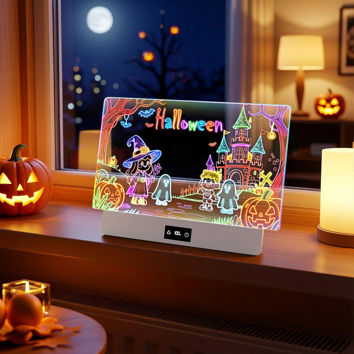 Taemvv 16 Inch LED Drawing Board for Kids with Stand, Rechargeable