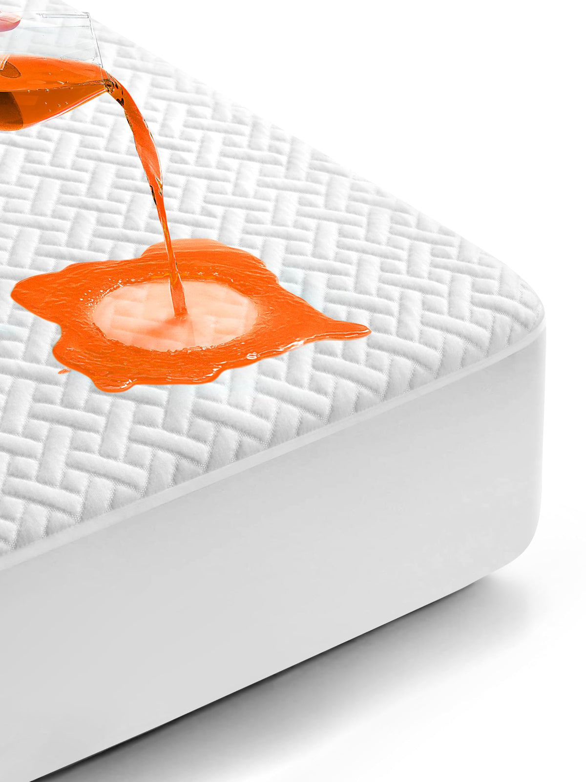 Renvix Waterproof Bamboo Mattress Protector, Twin