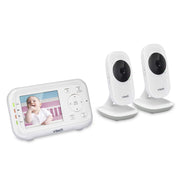 VTech VM3252-2 Digital Video Baby Monitor, 2.8 Inch, 2 Cameras, White