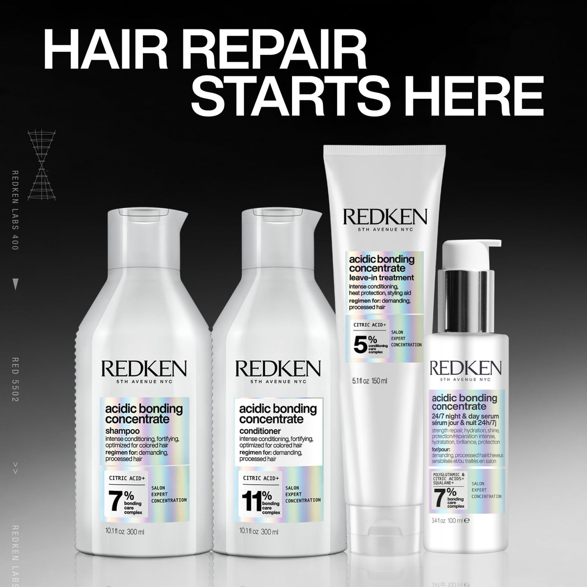 Redken Bonding Shampoo for Damaged Hair, Sulfate-Free