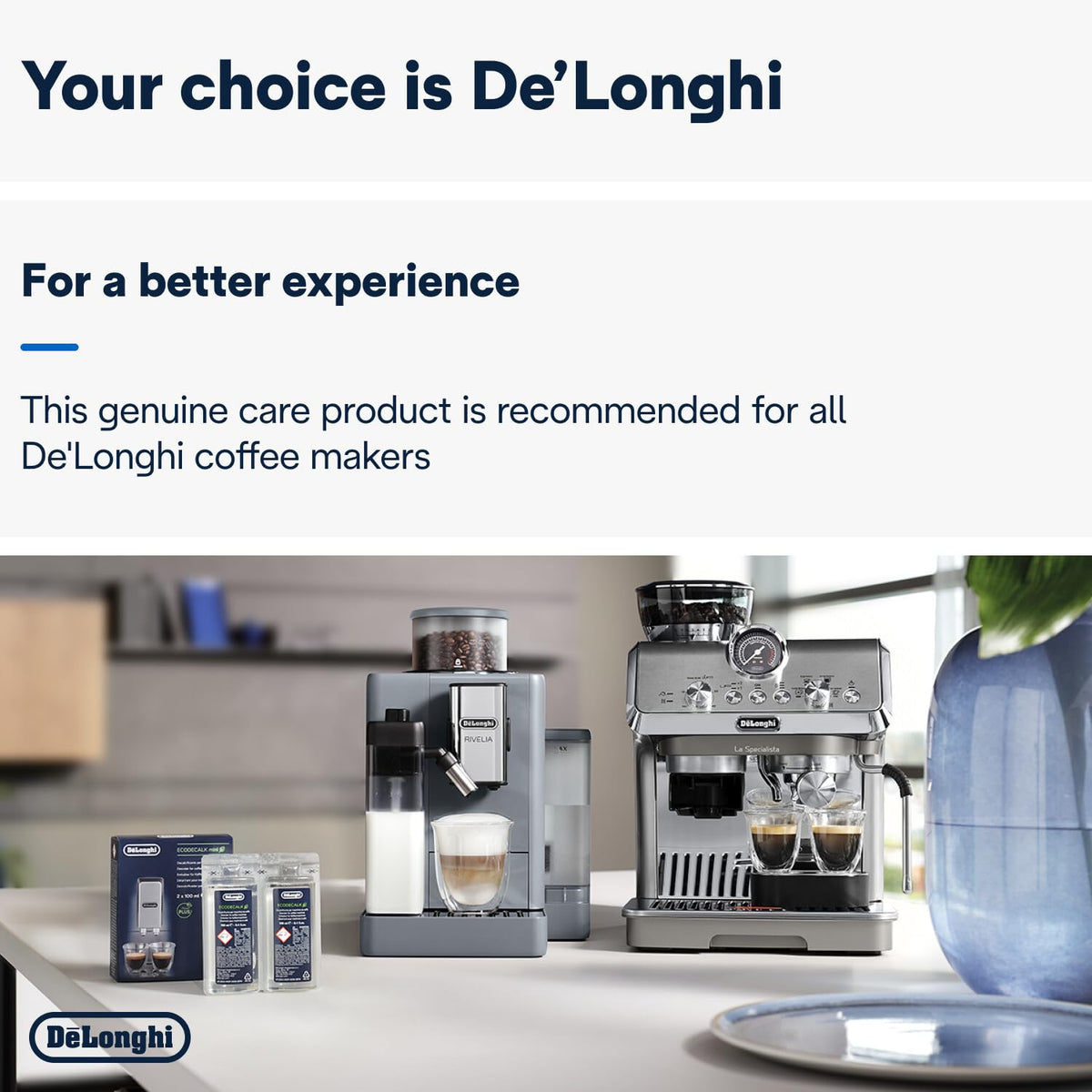 De'Longhi EcoDescaler Mini, 2 x 100 mL