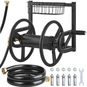 VEVOR Wall Mounted Garden Hose Reel, 125 ft x 5/8-Inch Hose