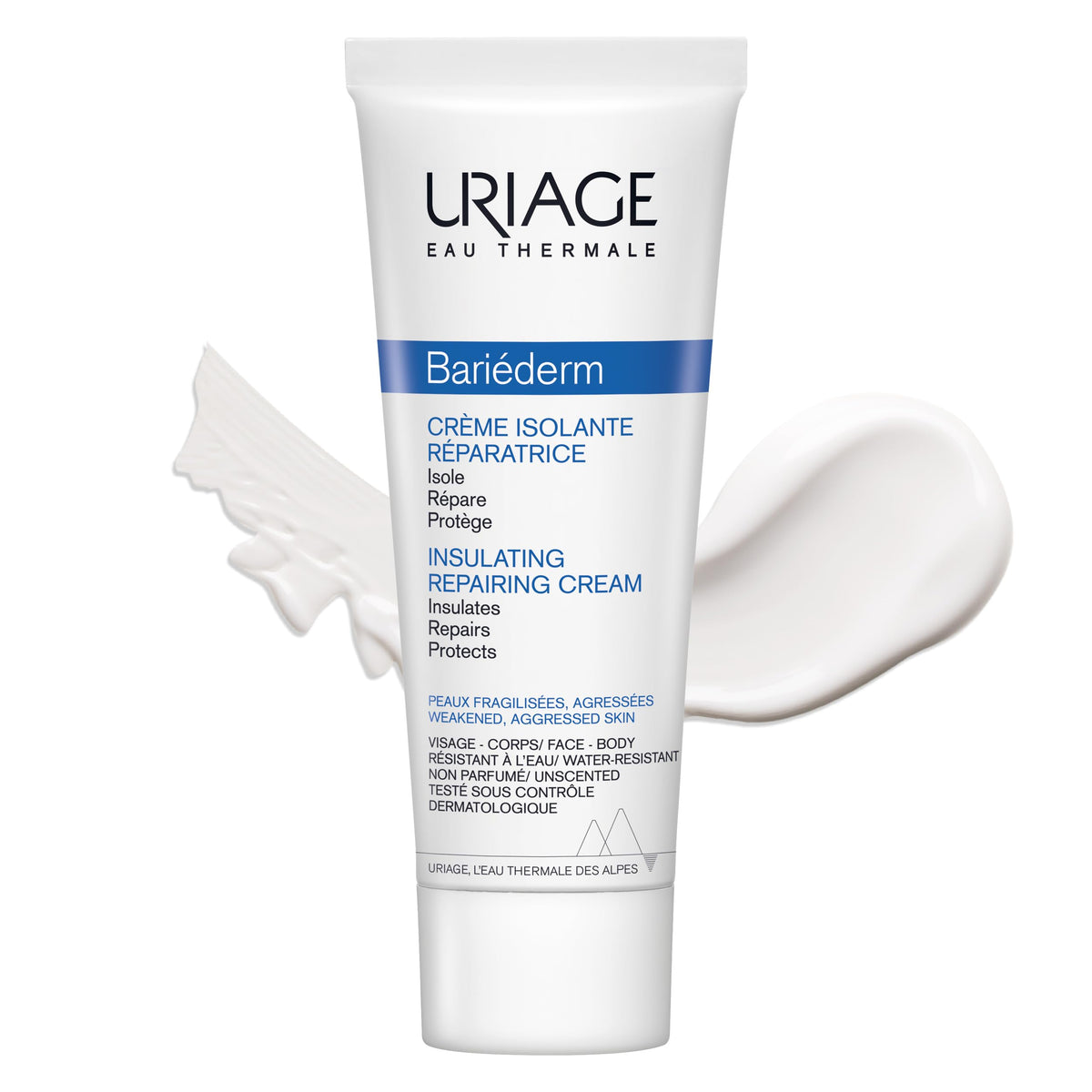 Uriage Bariéderm Insulating Repairing Cream, Anti-Friction, 75ml