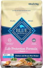 Blue Buffalo Life Protection Small Breed Dog Food, Chicken, 6 lb