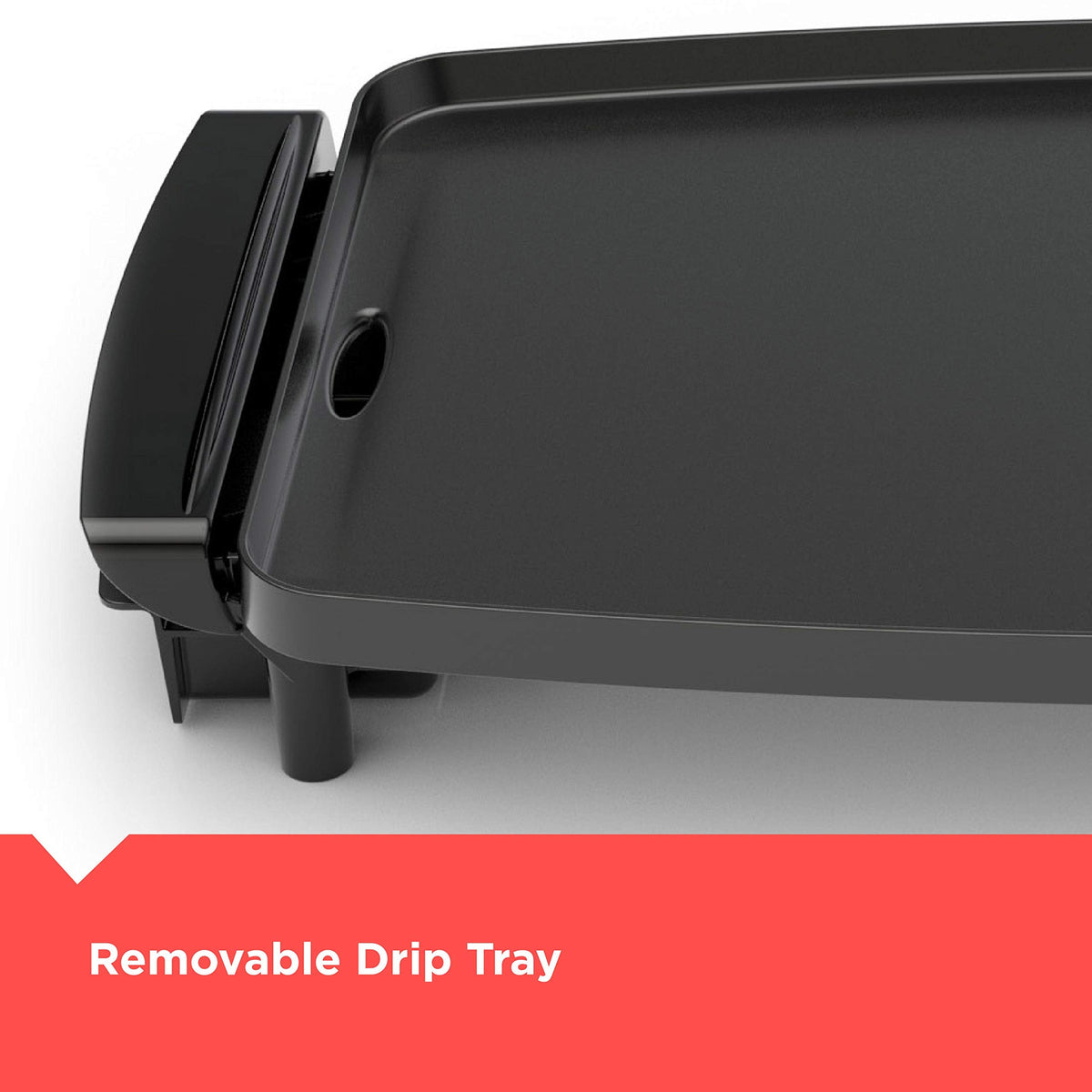 Black+Decker Electric Griddle with Temperature Probe, GD1810BC