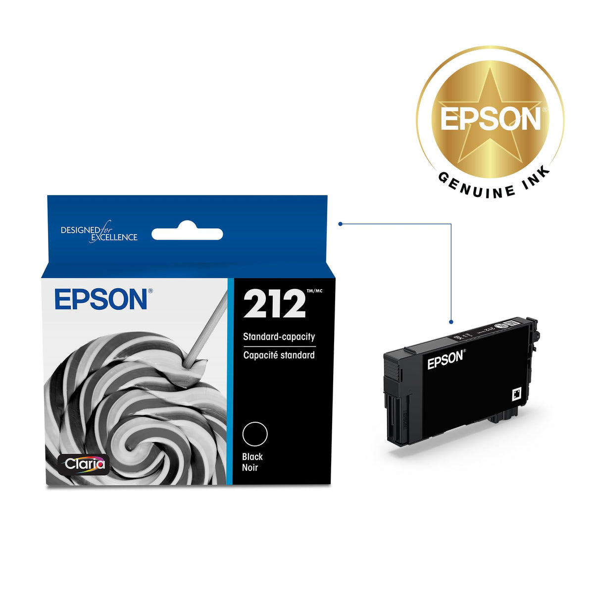 T212 Standard Capacity Black Ink Cartridge