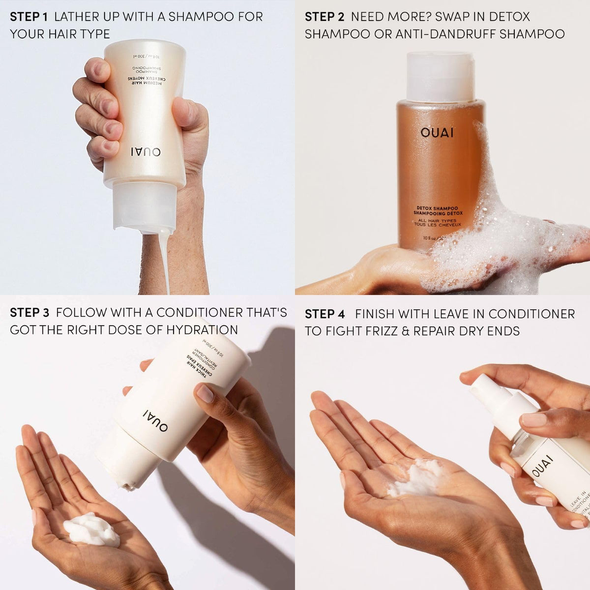 OUAI Leave-In Conditioner and Heat Protectant, 1.5 oz