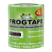 FROGTAPE Multi-Surface Painter's Tape, 1.41 Inches x 60 Yards, 4 Rolls