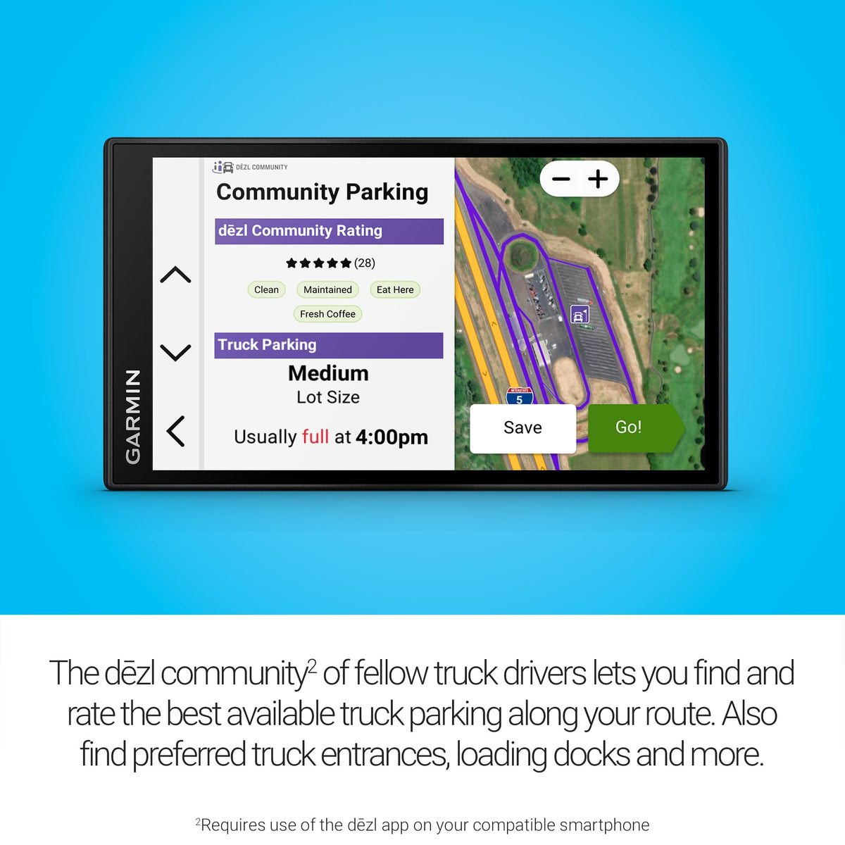 Garmin dēzl OTR620 6" GPS Truck Navigator