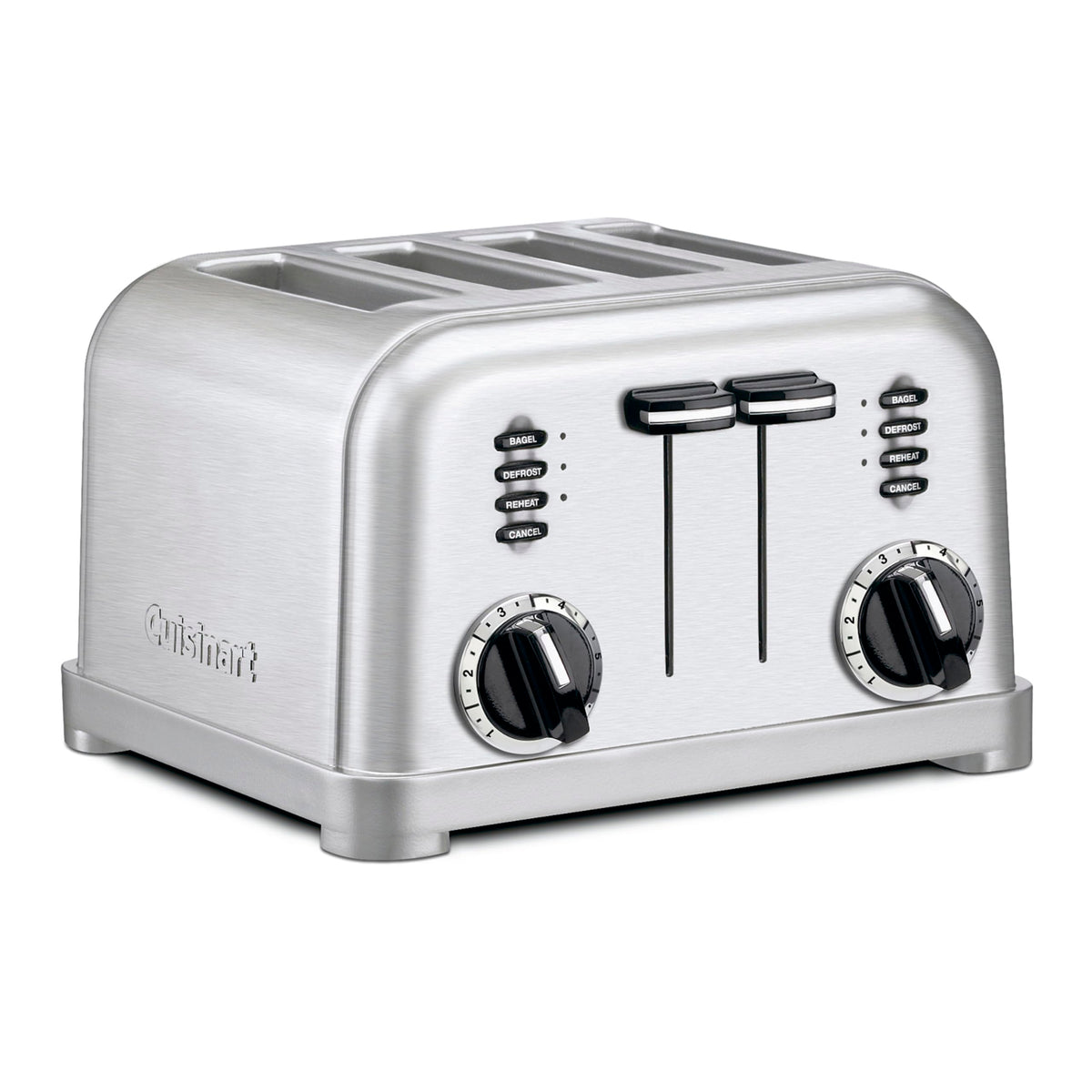 Cuisinart 4-Slice Toaster, 6 Browning Levels, Brushed Silver, CPT-180C