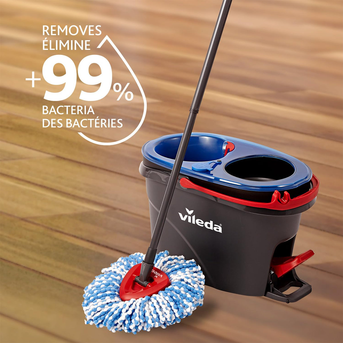 Vileda EasyWring RinseClean Spin Mop and Bucket System